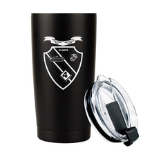 Load image into Gallery viewer, 4th Tank Battalion- USMC Stainless Steel Marine Corps Tumbler
