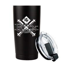 Load image into Gallery viewer, Fox Co 2nd Battalion 14th Marines Unit Logo Tumblers- 20 OZ
