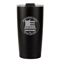 Load image into Gallery viewer, 20 Oz Back The Blue Tumbler, Police Officer Gifts, Gifts for Police Men and Women, Back The Blue Tumbler, 20 Oz Stainless Steel Tumbler
