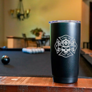 20oz Firefighter Insulated Stainless Steel Tumbler