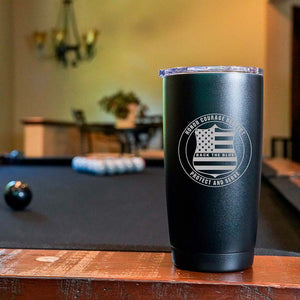 20oz Police Officer Insulated Stainless Steel Tumbler