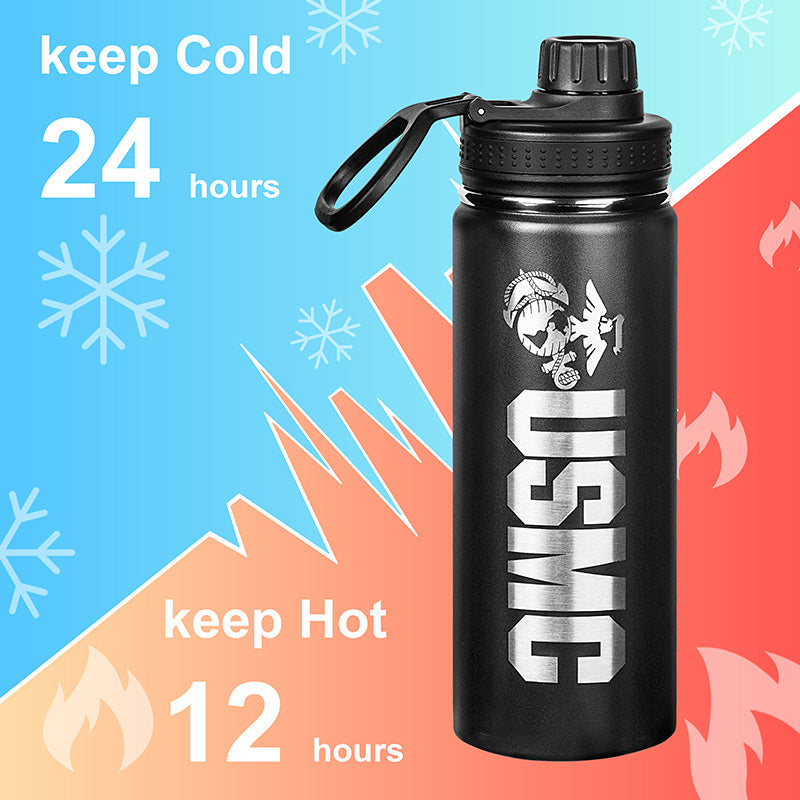 20oz Marine Corps Water Bottle