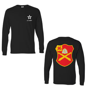 10th Field Artillery Brigade Army Unit Long Sleeve T-Shirt