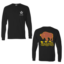 Load image into Gallery viewer, 10th Cavalry Regiment Army Unit Long Sleeve T-Shirt
