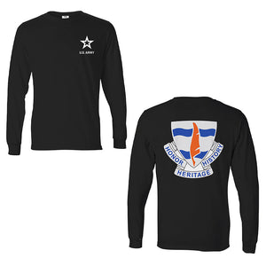 102nd Signal Corps Army Unit Long Sleeve T-Shirt