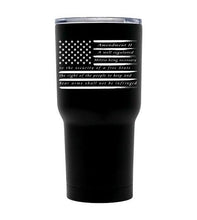 Load image into Gallery viewer, 2nd Amendment American Flag Tumbler
