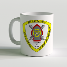 Load image into Gallery viewer, 2/10 unit coffee mug, 2D Battalion 10th Marines, 2D Marine Division, Second to none

