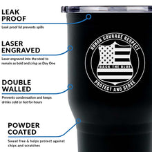 Load image into Gallery viewer, 30 Oz Back The Blue Tumbler, Back The Blue, Police 30 Oz Tumbler, Gifts for Police Officers
