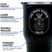 Load image into Gallery viewer, USS Pearl Harbor Tumbler-Great Navy Gift Idea
