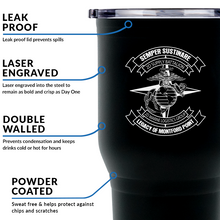 Load image into Gallery viewer, Second Supply Battalion USMC Unit Logo tumbler, 2d Supply Bn  USMC Unit Logo coffee cup, 2d Supply Battalion USMC, Marine Corp gift ideas, USMC Gifts for women
