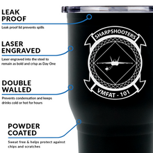Load image into Gallery viewer, VMFAT 101 USMC Tumbler-Great USMC Gift Idea
