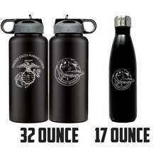 Load image into Gallery viewer, 2nd Assault Amphibian Battalion Unit Logo water bottle, 2d AABN USMC Unit Logo hydroflask, 2d AABN USMC, Marine Corp gift ideas, USMC Gifts for men or women flask 
