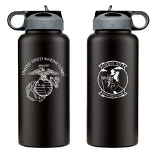 Load image into Gallery viewer, Marine Wing Support Squadron 473 (MWSS-473) USMC Unit logo water bottle, MWSS-473 hydroflask, MWSS-473 USMC, Marine Corp gift ideas, USMC Gifts for women flask 32 ounce
