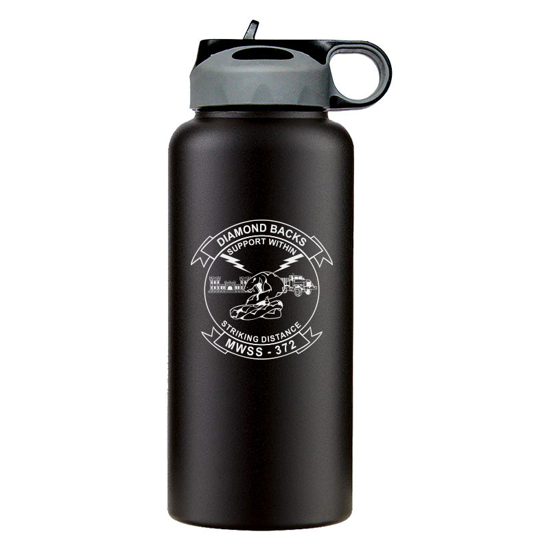 USMC Can Cooler - Insulated Stainless Steel Marine Corps Bottle