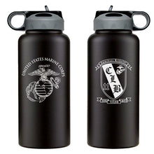 Load image into Gallery viewer, 17 Oz Combat Logistics Battalion-11 (CLB-11) USMC Marine Corps Water Bottle
