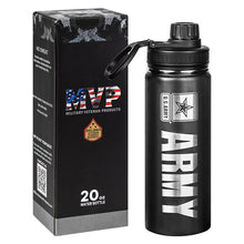 Load image into Gallery viewer, 20oz Army Stainless Steel Water Bottle
