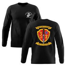 Load image into Gallery viewer, 3rd Bn 7th Marines Marines Long Sleeve T-Shirt, 3rd battalion 7th Marines, 3/7 unit t-shirt

