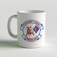 Load image into Gallery viewer, 3/1 unit coffee mug, 3rd Battalion 1st Marines, Thundering Third
