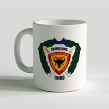 Load image into Gallery viewer, 3/4 unit coffee mug, 3rd battalion 4th marines, USMC Coffee mug, thundering third
