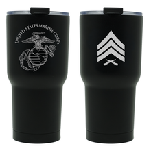Load image into Gallery viewer, Sergeant Tumbler, USMC Sgt Tumbler, Sgt Tumbler, USMC Tumbler
