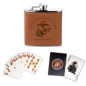 Flask and Card Set