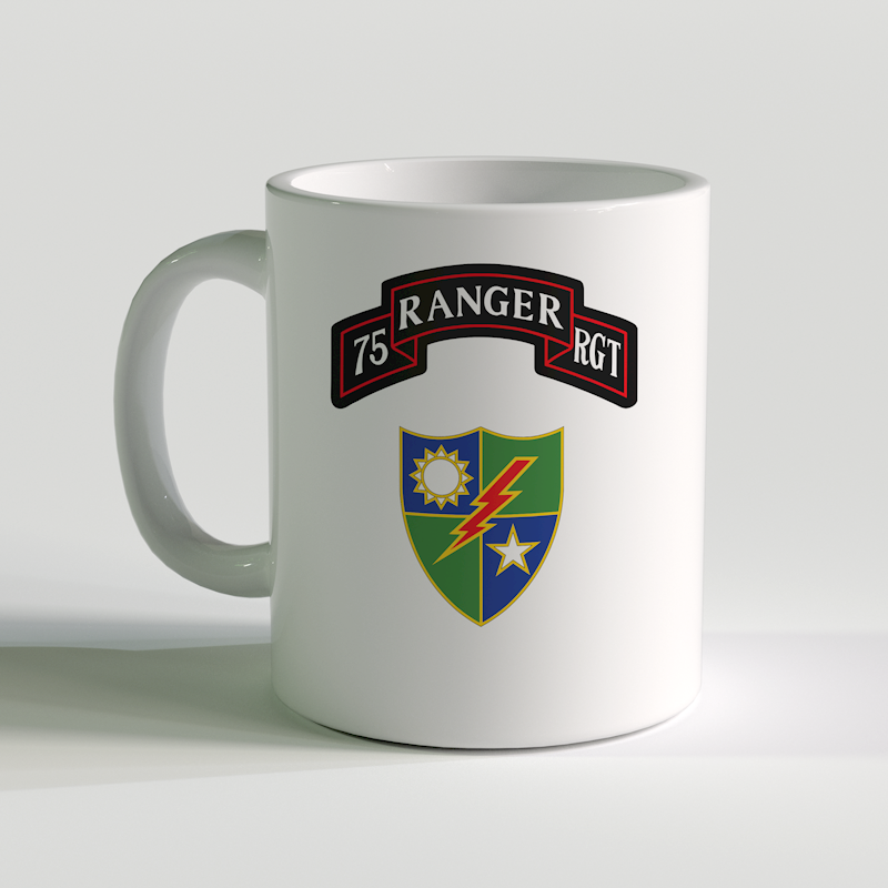 75th Ranger Regiment Coffee Mug, US Army Ranger, 75th Ranger Regiment