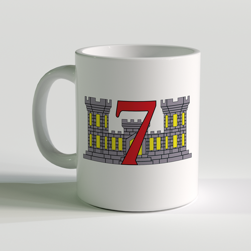 7th Engineer Support Battalion Unit Logo Coffee Mug