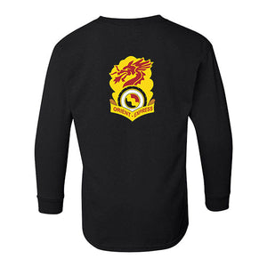 7th Transportation Battalion Black Long Sleeve T-Shirt