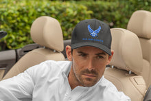 Load image into Gallery viewer, Air Force Blue Wings USAF Hat
