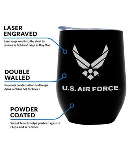 Air Force Wine Tumbler