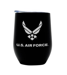 Air Force Wine Glass