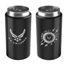 Load image into Gallery viewer, Air Force 4 in 1 Can Cooler4 in 1 US Air Force USAF Can Cooler Universal Koozie
