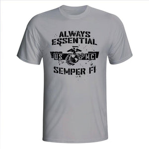 USMC Always Essential Grey T-Shirt