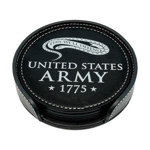Army Coasters Set of 4 Top view
