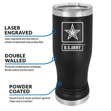 Load image into Gallery viewer, Stainless-steel Army Beer Tumbler

