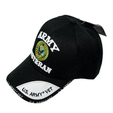 Load image into Gallery viewer, United States Army Veteran Embroidered Baseball Cap
