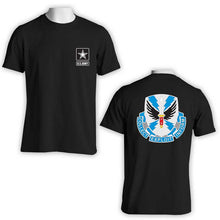 Load image into Gallery viewer, 337th Military Intelligence Bn T-Shirt, US Army Intel, US Army T-Shirt, US Army Apparel, Collect Exploit inform
