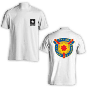 US Army 377th Sustainment Command, US Army T-Shirt, US Army Apparel, Can Do anytime anywhere