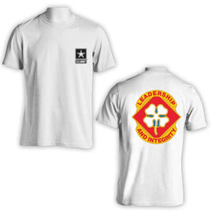 4th Army, US Army T-Shirt, US Army Apparel, Field Army, US Field Army, Leadership and integrity