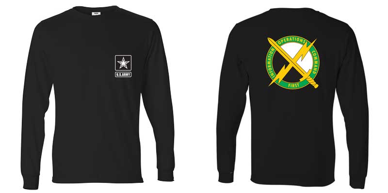 US Army Information Operations Corps Long Sleeve T-Shirt