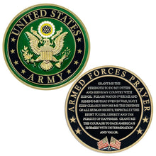 Load image into Gallery viewer, US Army Prayer Coin - Army Valor Challenge Coin
