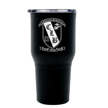 Load image into Gallery viewer, CLB-11 logo tumbler, CLB-11 coffee cup, Combat Logistics Battalion 11 USMC, Marine Corp gift ideas, USMC Gifts 30 ounce
