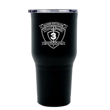 Load image into Gallery viewer, Second Battalion Third Marines Unit Logo tumbler, 2/3 coffee cup, 2d Bn 3rd Marines USMC, Marine Corp gift ideas, USMC Gifts for men or women  30oz
