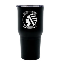 Load image into Gallery viewer, MASS-1 logo tumbler, MASS-1 coffee cup, Marine Air Support Squadron 1 USMC, Marine Corp gift ideas, USMC Gifts for women 30 ounce
