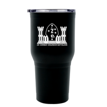 Load image into Gallery viewer, 2nd Combat Engineer Battalion (2d CEB) USMC Unit logo tumbler, 2d CEB coffee cup, 2d CEB USMC, Marine Corp gift ideas, USMC Gifts for men or women 30 Oz Tumbler

