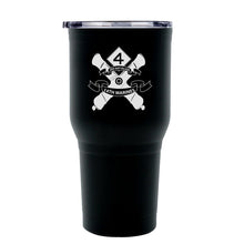 Load image into Gallery viewer, 3rd Battalion 14th Marines logo tumbler, 3rd Battalion 14th Marines coffee cup, 3d Battalion 14th Marines USMC, Marine Corp gift ideas, USMC Gifts for women 30oz
