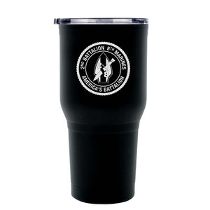 Second Battalion Eighth Marines Unit Logo tumbler, 2/8 USMC Unit Tumbler, 2nd Bn 8th Marines USMC, Marine Corp gift ideas, USMC Gifts for women 30oz