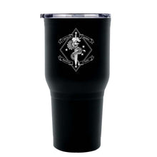 Load image into Gallery viewer, 1st Bn 4th Marines logo tumbler coffee cup travel mug

