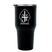 Load image into Gallery viewer, 3d Battalion 8th Marines (3/8) USMC Stainless Steel 30 Oz Marine Corps Tumbler
