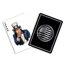 Load image into Gallery viewer, Black American Flag Playing Cards – Gift for Veterans
